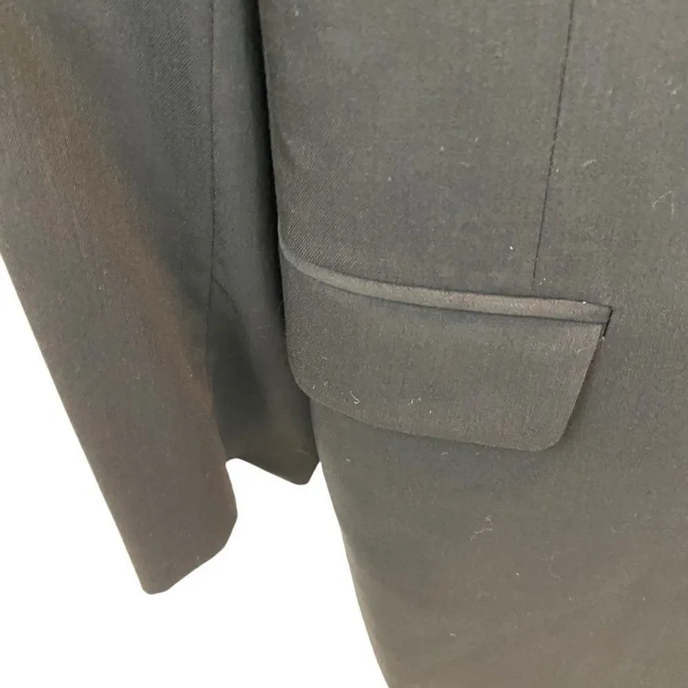 Men’s Jos. A. Bank Mens Black 100% Wool‎ Blazer Size 44L
